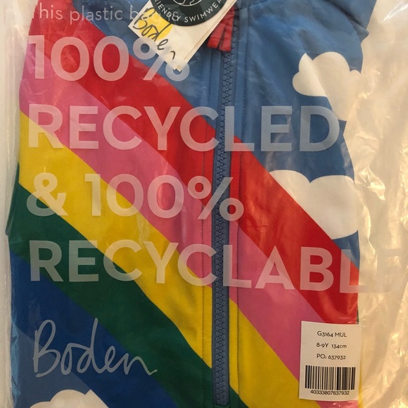 NWT Mini Boden Short-sleeved Swimsuit - Picture 4 of 5